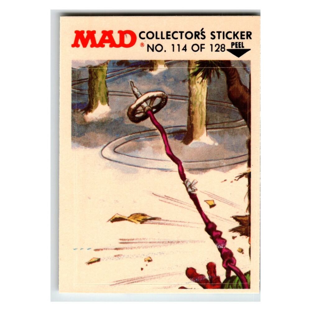 MAD Collector's Sticker No. 114 of 128 1983 EC Publications